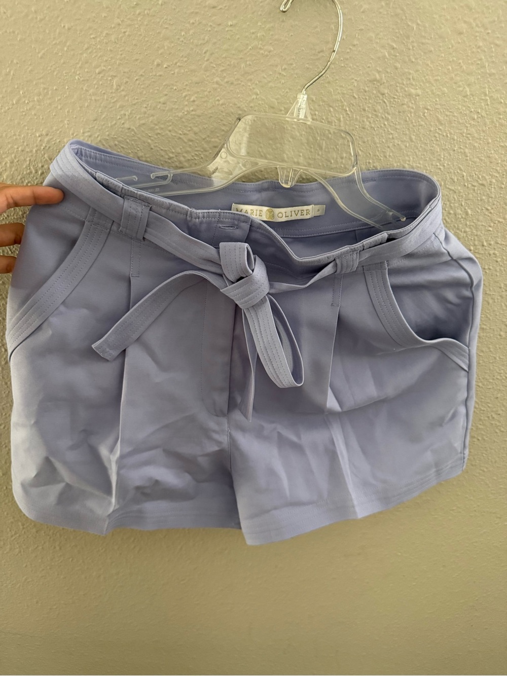 Marie Oliver Lavender Tie-Waist Women’s Shorts